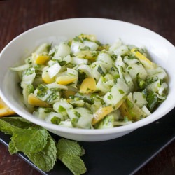 Preserved Lemon and Mint Salsa