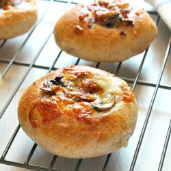Mushroom and Bacon Bread Rolls