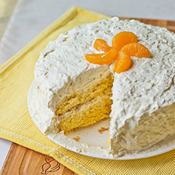 Pineapple Sunset Layer Cake