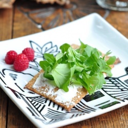 Quinoa and Caraway Sourdough Crisps
