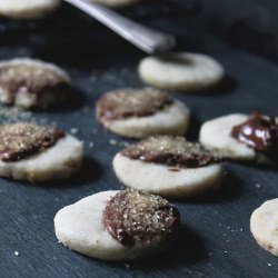 Hazelnut Shortbread Cookies