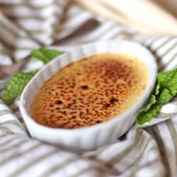 Healthy, Low-Fat Creme Brulee
