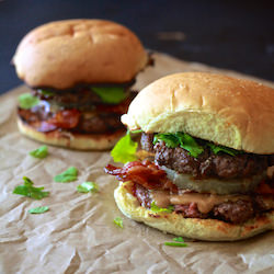 Thai Peanut Butter & Bacon Burger