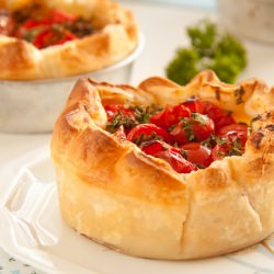 Tomato Tart with Parmaham & Ricotta