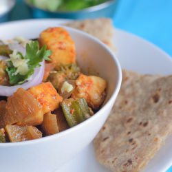 Bhindi Paneer/Okra Paneer
