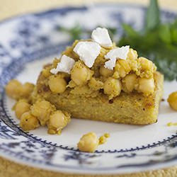 Curry Chickpeas & Polenta