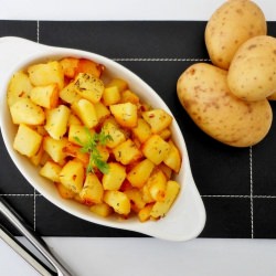 Garlicky Sautéed Herbed Potatoes