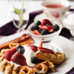 GF Buttermilk Buckwheat Waffles