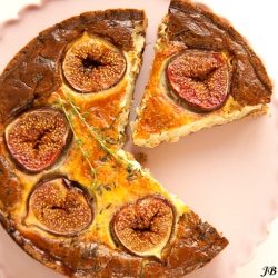 Fig & Blue Cheese Tart