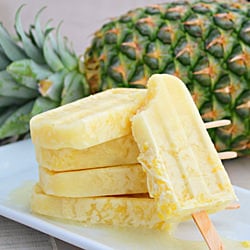Pina Colada Popsicles