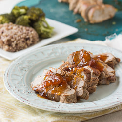 Pork Tenderloin with Peach Sauce