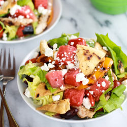 Chicken Gyro Salad