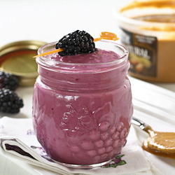 Blackberry Peanut Butter Smoothie