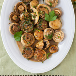 Mushrooms with Garlic & Parsley