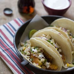 Fried Summer Squash Tacos