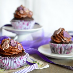 Chocolate Malt Beer Cupcakes