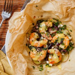 Shrimp in a Pouch with Lemon Mayo