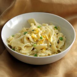 Pasta with Corn, Thyme, & Parmesan