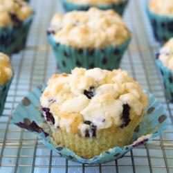 Brown Butter Blueberry Muffins