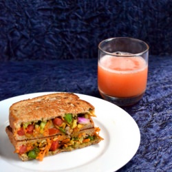 Vegetable Cheese Sandwich