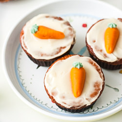 Carrot cupcakes with Cream Cheese