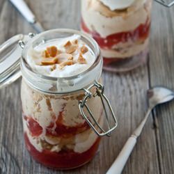Peanut Butter Mousse & Jam Parfaits