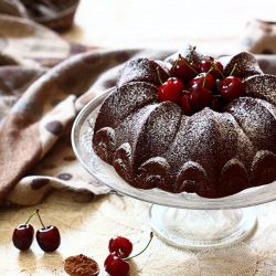 Chocolate Vanilla Bundt Cake