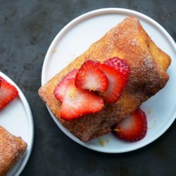 Strawberry Cheesecake Chimichangas