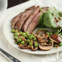 Pan-Seared Flank Steak Dinner
