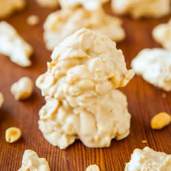 White Chocolate PB Cookie Clusters