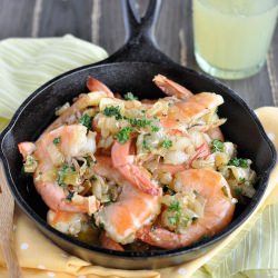 Scampi with Garlic