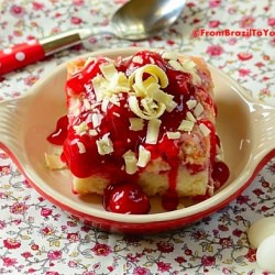 White Chocolate Cherry Pie Bars