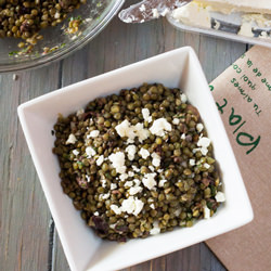 Lentil Salad with Olives and Feta