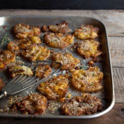 Roasted Smashed New Potatoes