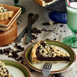 Chocolate Espresso Hazelnut Tart