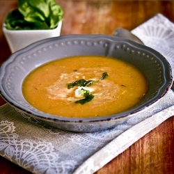 Roasted Tomato Curry Soup