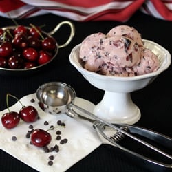 Dairy-Free Cherry Ice Cream
