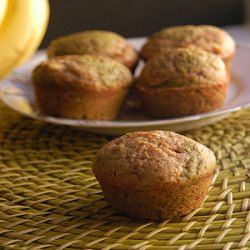 Banana & Green Tea Swirled Muffins