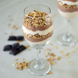 Chocolate and PB Yogurt Parfaits