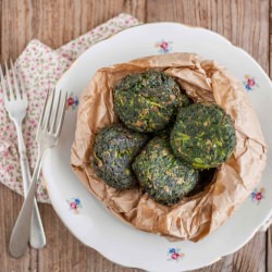 Burger with Spinach
