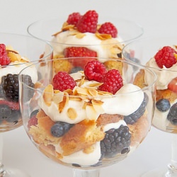 Trifle with Limoncello & Berries