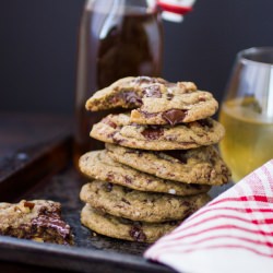Double Rye Chocolate Chip Cookies