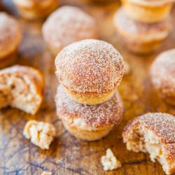 Cinnamon Sugar Mini Donut Muffins