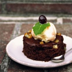 Brownies & Vanilla Ice Cream