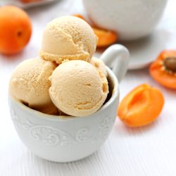 Apricot Sour Cream Ice Cream