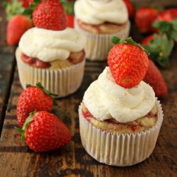 Strawberry Cupcakes