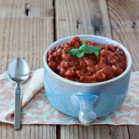 Crock Pot Coconut Curry Baked Beans