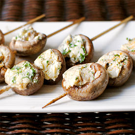 Cream Cheese Stuffed Mushrooms