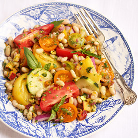 Flageolet Tomato Salad