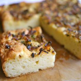 Gluten-Free Onion & Thyme Focaccia